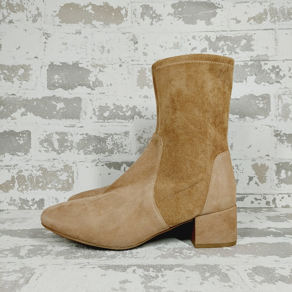 Gentle Souls Tan Ankle Boots